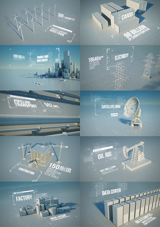 Economic Pack/ Political Promo/ Oil Rig/ Green Energy/ Data Center System/ Business Presentations ID - 3