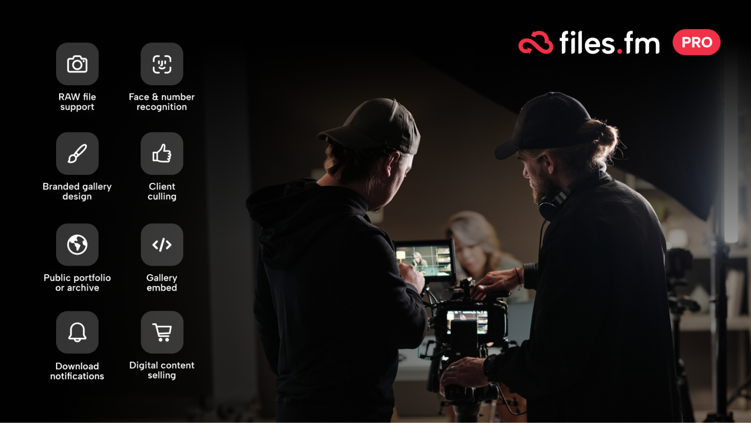 Backup, client delivery, AI tools, and photo sales - all in one platform built for photographers who value their time.