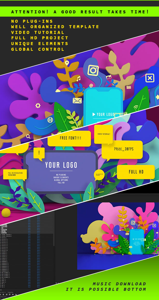 APP Promo/Youtube Intro/ Mobile Websites Promotion/ Iphone IOS Android/ Social Media/ Icons IGTV/ TV - 3